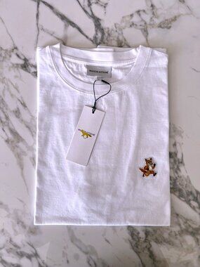 NWT - Maison Kitsune Speedy Fox T-shirts - White🦊
